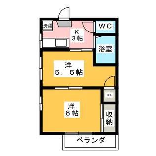 フレールヒルズ【2階】の間取り