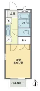 櫻ハウス大八木【1階】の間取り