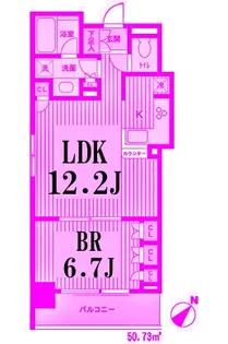 HF新横浜レジデンス【3階】の間取り