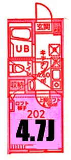 South Lagoon蒔田町【2階】の間取り