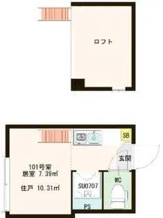 Bloom【1階】の間取り