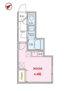 神奈川県横浜市中区仲尾台【アパート】の間取り