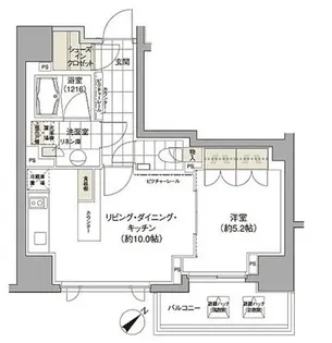 東京都渋谷区渋谷3【マンション】の間取り