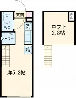 レジデンス・イン初台【1階】の間取り