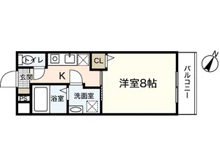 PLEIN SOLEIL 東霞町【3階】の間取り
