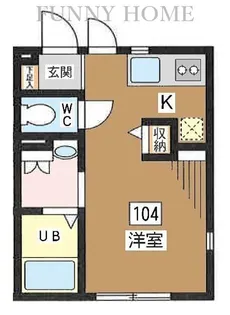 東京都世田谷区代田6【アパート】の間取り