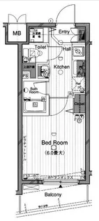 東京都中央区東日本橋1【マンション】の間取り