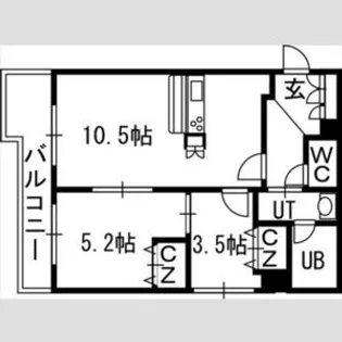 Ambiente619【4階】の間取り
