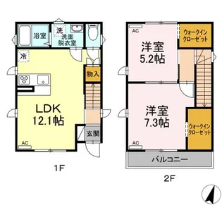 ラファイユ館坂橋 Aの間取り