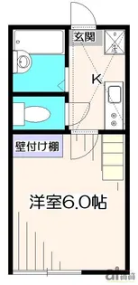 東京都西東京市ひばりが丘1【アパート】の間取り
