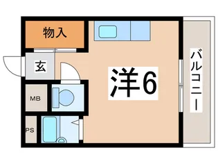 コア自由ヶ丘【1階】の間取り