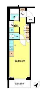 クオリア新宿余丁町【4階】の間取り