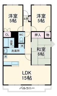 INSURANCE BLDG.XIII【5階】の間取り