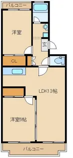 リヴェール町田II【1階】の間取り