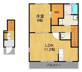 神奈川県川崎市幸区小向西町4【アパート】の間取り