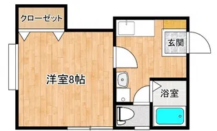 新潟県長岡市中興野【アパート】の間取り