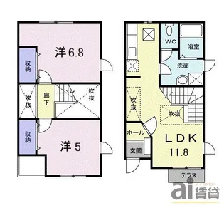 プリムヴェールの間取り