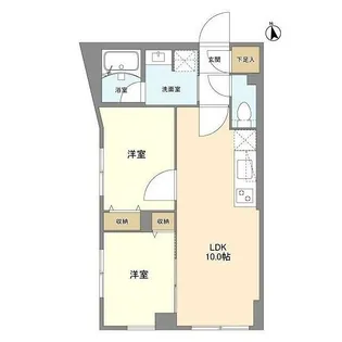 ウェルスクエア学芸大学II【2階】の間取り
