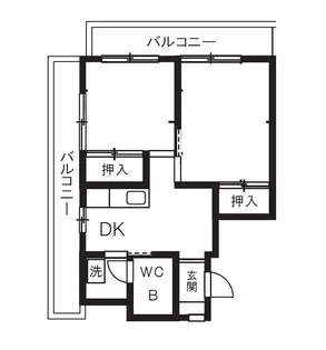 東京都品川区南大井1【マンション】の間取り
