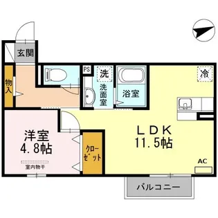 Oasis【2階】の間取り