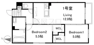仮)南20西8新築マンション【3階】の間取り