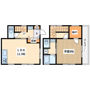 エクセル大久保の間取り