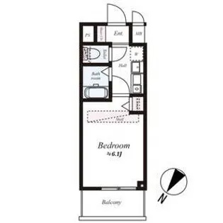 エステムコート神戸西II【4階】の間取り