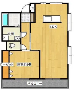 レジデンスシムラ【2階】の間取り