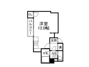 サンフローラ丸太町【11階】の間取り