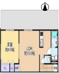 エスパーダ亀有【2階】の間取り