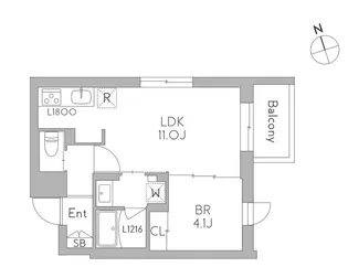 GranDuo用賀7【2階】の間取り