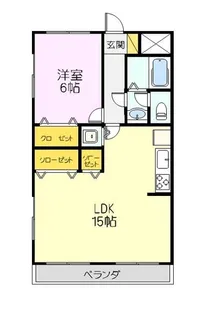 フォルテーヌ【3階】の間取り