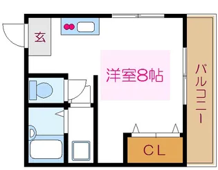 第二カシオマンション【2階】の間取り