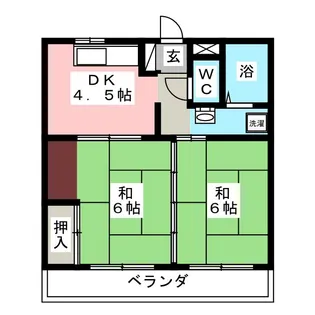 メゾン末広【2階】の間取り