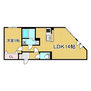 ブライズシーズン川上【1階】の間取り