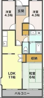 桜館3【3階】の間取り