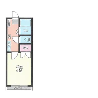 シティハイツ相武台【2階】の間取り