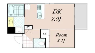 レシオス京都西院【2階】の間取り