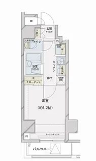 コンシェリア文京根津【2階】の間取り