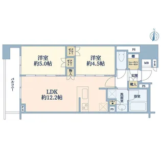 Brillia Tower八王子【6階】の間取り