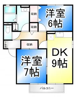 リバーシティー【2階】の間取り
