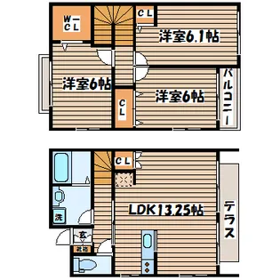 カリエン弐番館の間取り
