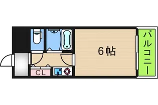 ヒルズハイツ嶺【6階】の間取り