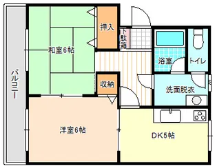 ニ・ダムール【3階】の間取り