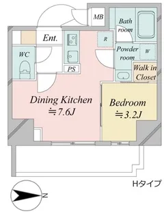 ドゥーエ王子神谷【2階】の間取り