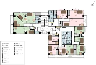 シェアス浦和【2階】の間取り