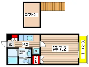 ホワイトメゾン【2階】の間取り