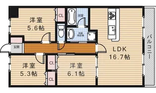ネオコート【3階】の間取り