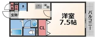 エクレール上小阪【2階】の間取り