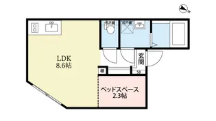 オークレスト下目黒【5階】の間取り